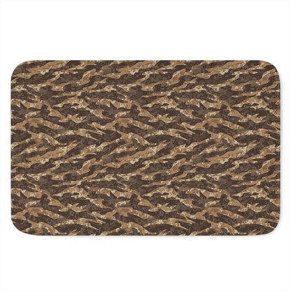 Desert Tiger Stripe Camouflage Print Indoor Door Mat