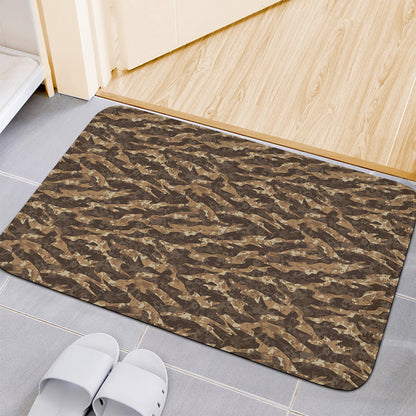 Desert Tiger Stripe Camouflage Print Indoor Door Mat