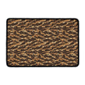 Desert Tiger Stripe Camouflage Print Kitchen Mat