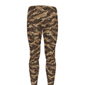 Desert Tiger Stripe Camouflage Print Men's Leggings