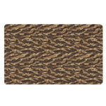 Desert Tiger Stripe Camouflage Print Polyester Doormat