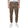 Desert Tiger Stripe Camouflage Print Joggers