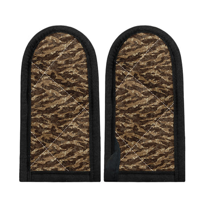 Desert Tiger Stripe Camouflage Print Skillet Handle Cover