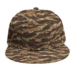 Desert Tiger Stripe Camouflage Print Snapback Cap