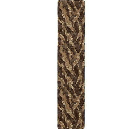 Desert Tiger Stripe Camouflage Print Table Runner