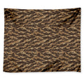Desert Tiger Stripe Camouflage Print Tapestry
