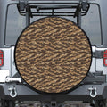 Desert Tiger Stripe Camouflage Print Tire Cover
