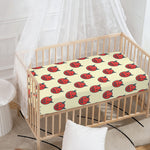 Devil Emoji Pattern Print Baby Crib Sheet