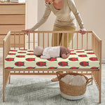 Devil Emoji Pattern Print Baby Crib Sheet