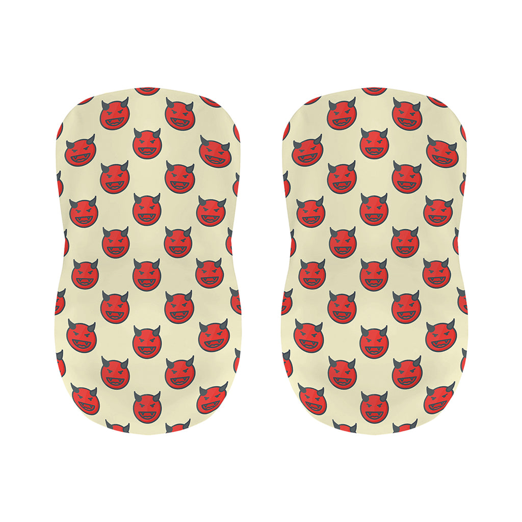 Devil Emoji Pattern Print Bar Stool Covers