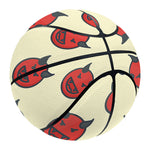 Devil Emoji Pattern Print Basketball