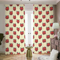 Devil Emoji Pattern Print Dimout Pencil Pleat Curtains