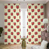 Devil Emoji Pattern Print Blackout Pencil Pleat Curtains