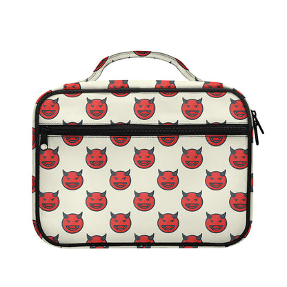 Devil Emoji Pattern Print Briefcase Bible Bag