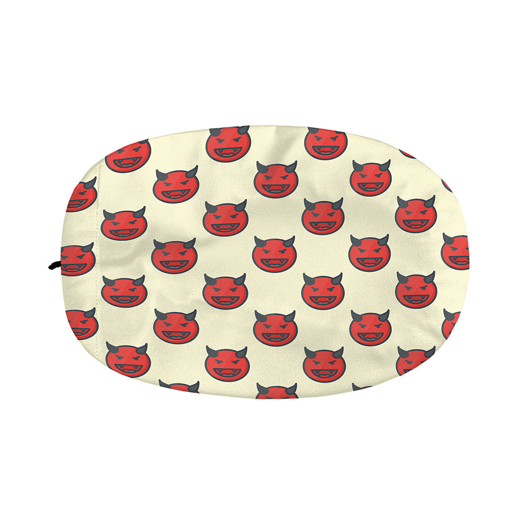 Devil Emoji Pattern Print Car Side Mirror Covers