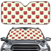 Devil Emoji Pattern Print Car Windshield Sun Shade