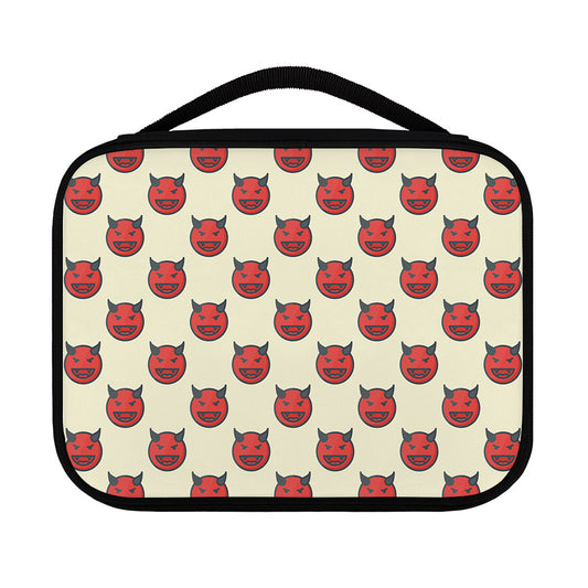 Devil Emoji Pattern Print Classic Bible Case