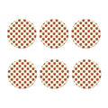 Devil Emoji Pattern Print Coaster Set