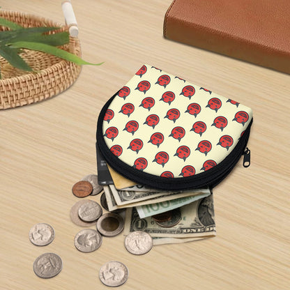 Devil Emoji Pattern Print Coin Purse