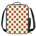 Devil Emoji Pattern Print Crossbody Lunch Bag