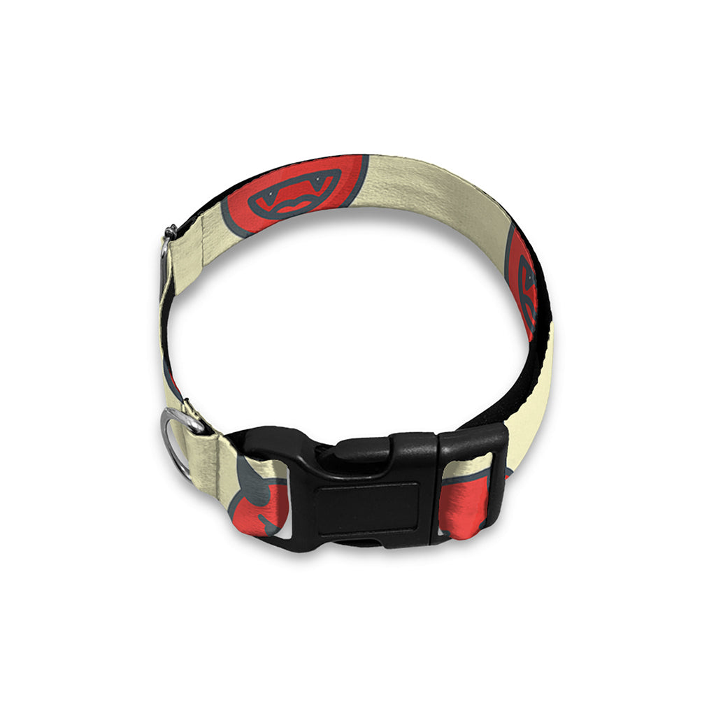 Devil Emoji Pattern Print Dog Collar