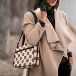 Devil Emoji Pattern Print Double Strap Bible Bag