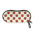 Devil Emoji Pattern Print Glasses Case
