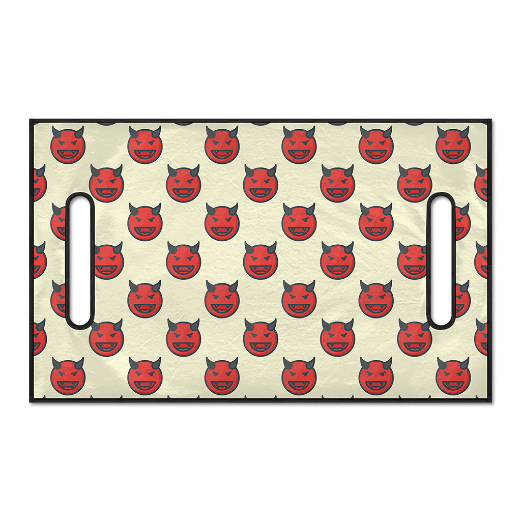 Devil Emoji Pattern Print Golf Cart Seat Cover