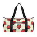 Devil Emoji Pattern Print Gym Bag