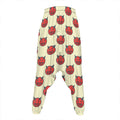 Devil Emoji Pattern Print Hammer Pants