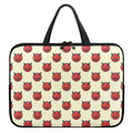 Devil Emoji Pattern Print Laptop Sleeve With Handle