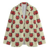 Devil Emoji Pattern Print Men's Blazer