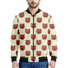 Devil Emoji Pattern Print Men's Bomber Jacket