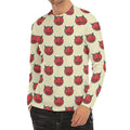 Devil Emoji Pattern Print Men's Long Sleeve Rash Guard