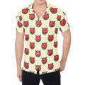 Devil Emoji Pattern Print Men's Shirt