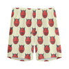 Devil Emoji Pattern Print Men's Sports Shorts