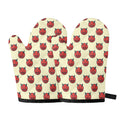 Devil Emoji Pattern Print Oven Mitts
