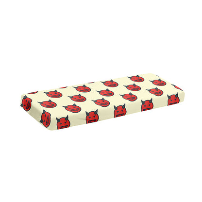 Devil Emoji Pattern Print Piano Keyboard Cover