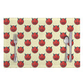 Devil Emoji Pattern Print Placemat