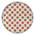 Devil Emoji Pattern Print Round Floor Mat