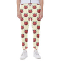 Devil Emoji Pattern Print Joggers