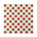 Devil Emoji Pattern Print Silk Bandana