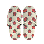 Devil Emoji Pattern Print Slippers