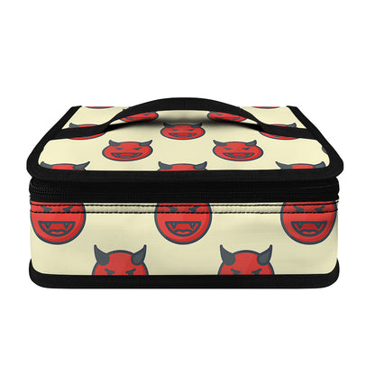 Devil Emoji Pattern Print Small Lunch Bag