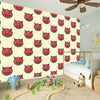 Devil Emoji Pattern Print Wall Sticker