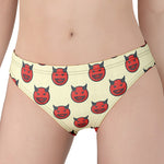 Devil Emoji Pattern Print Women's Panties