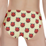 Devil Emoji Pattern Print Women's Panties