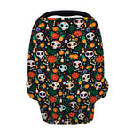 Dia De Los Muertos Day Of The Dead Print Baby Seat Cover