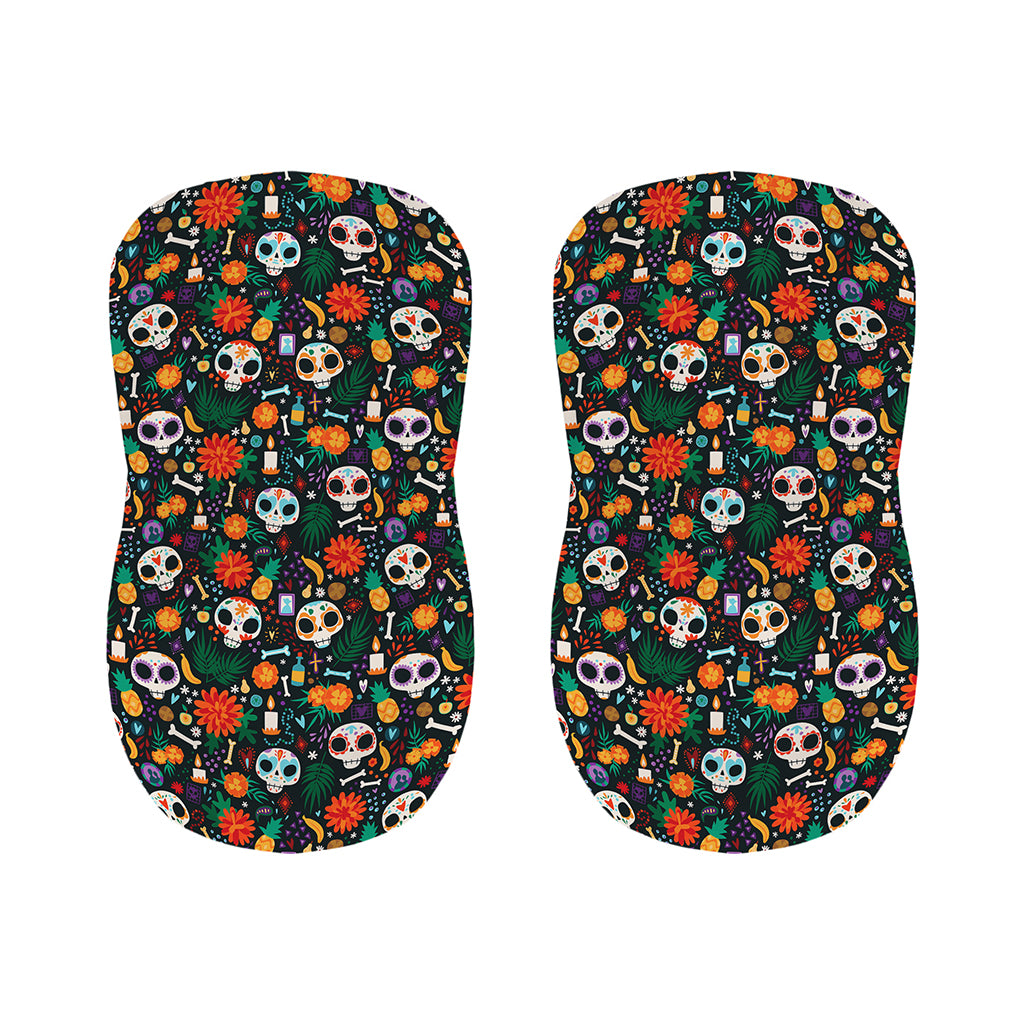 Dia De Los Muertos Day Of The Dead Print Bar Stool Covers