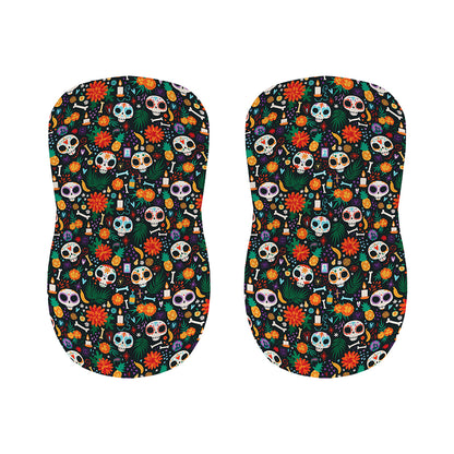 Dia De Los Muertos Day Of The Dead Print Bar Stool Covers